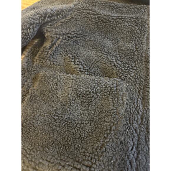 Old Navy Teddy Bear Jacket Black Womens Small NWT - Picture 4 of 5